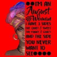 I'm An August Woman Cute Birthday Santa Hat thumb 1