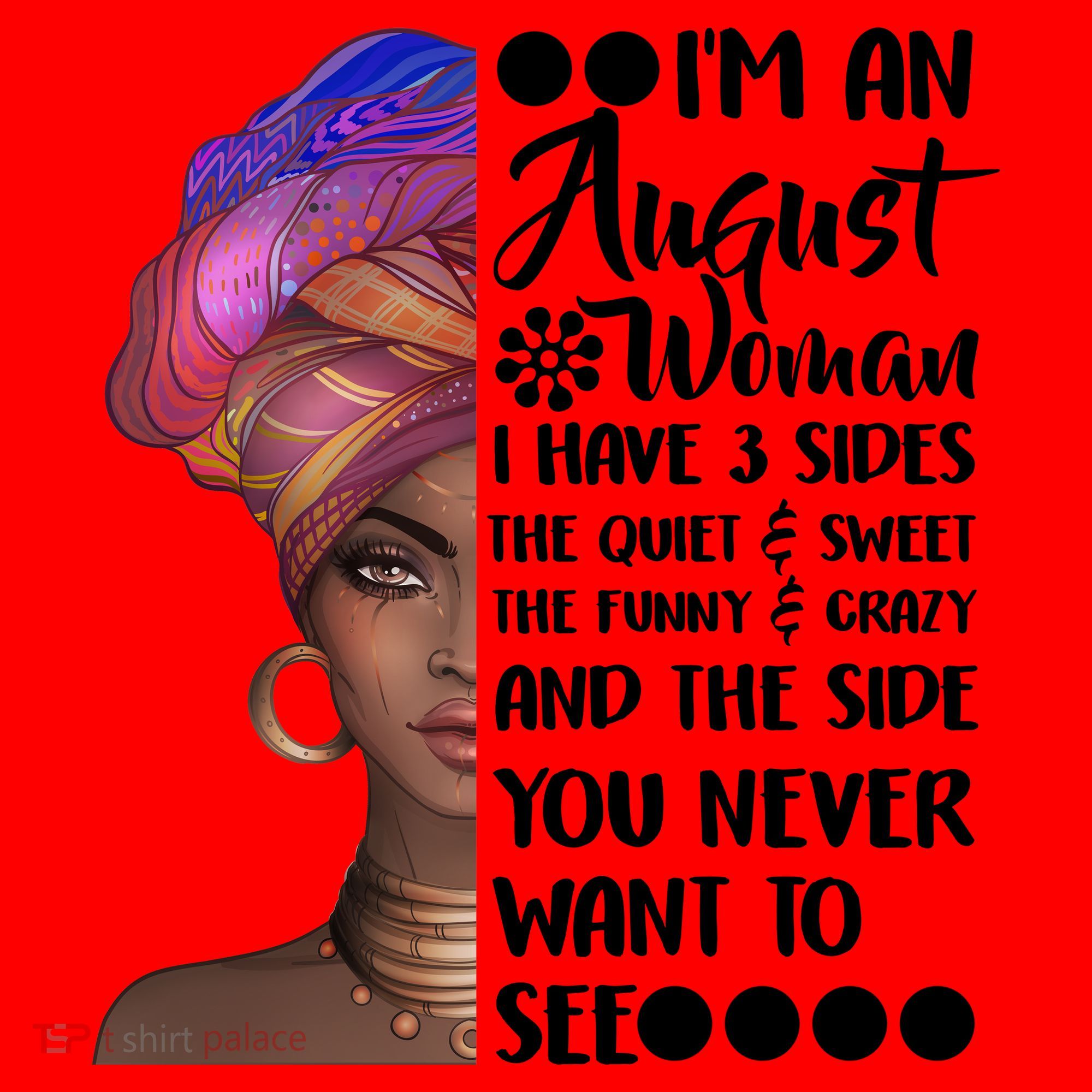 I'm An August Woman Cute Birthday Santa Hat