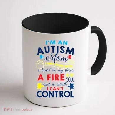 I'm An Autism Mom Coffee Mug back