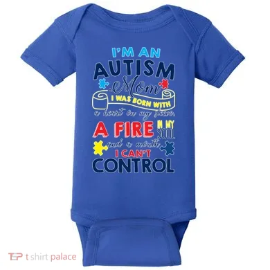 I'm An Autism Mom Baby Bodysuit