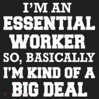 I'm An Essential Worker Kind Of A Big Deal Beanie thumb 2