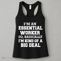 I'm An Essential Worker Kind Of A Big Deal Women's Tank Top thumb 3