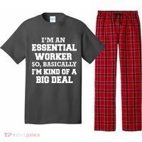 I'm An Essential Worker Kind Of A Big Deal Pajama Set thumb 0