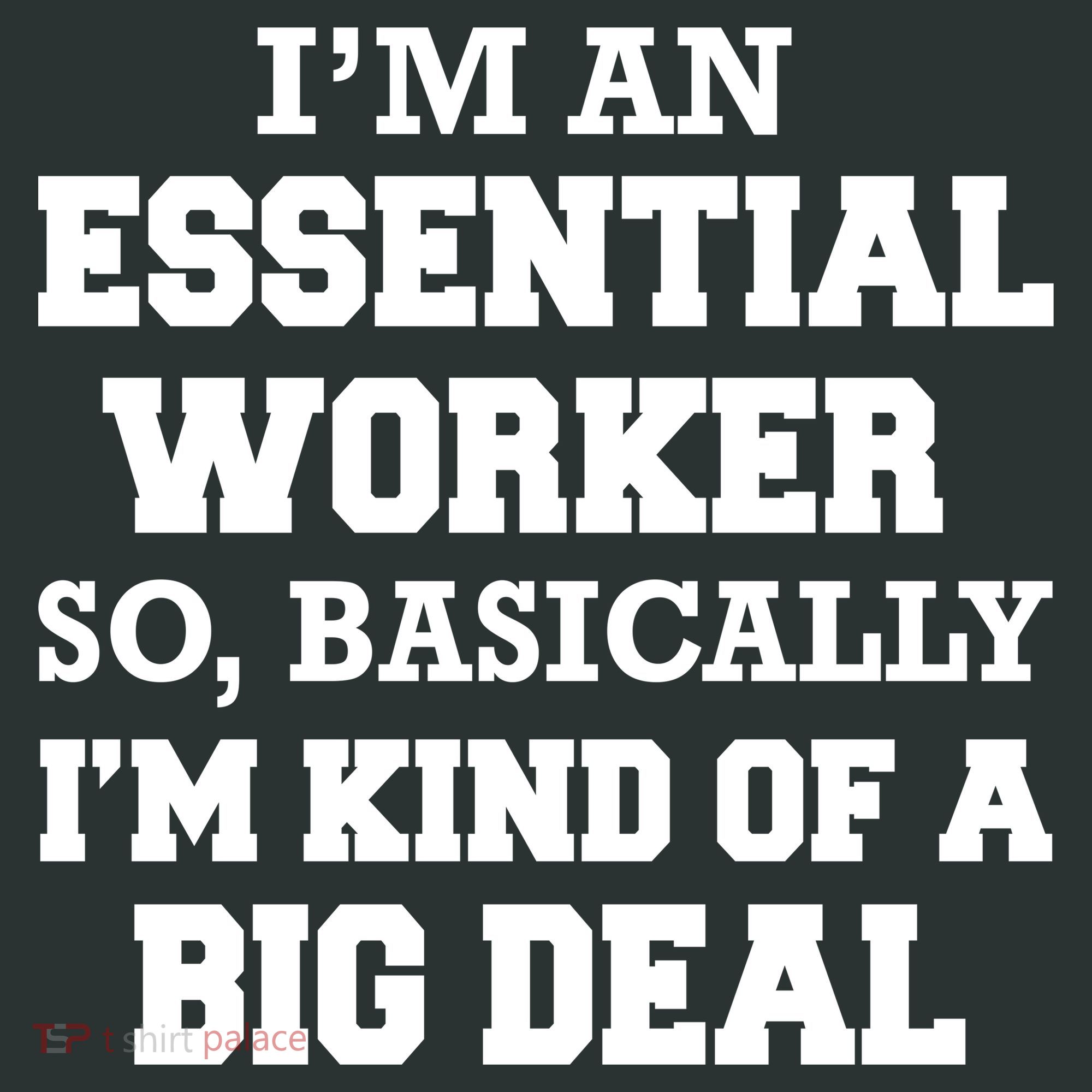 I'm An Essential Worker Kind Of A Big Deal Women's T-Shirt