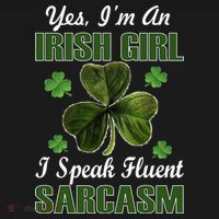 I'm An Irish Girl I Speak Fluent Sarcasm Tote Bag thumb 4