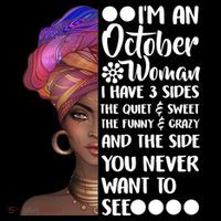I'm an October Woman Bucket Hat thumb 4