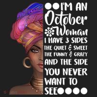I'm an October Woman Beanie thumb 2