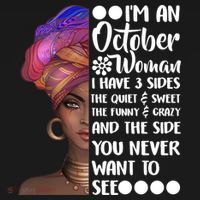 I'm an October Woman Pajama Set thumb 2