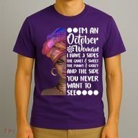 I'm an October Woman T-Shirt thumb 3