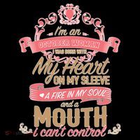 I'm An October Woman Heart Fire Soul Coffee Mug thumb 5