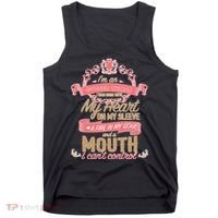I'm An October Woman Heart Fire Soul Tank Top thumb 0