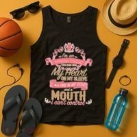 I'm An October Woman Heart Fire Soul Tank Top thumb 4