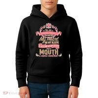I'm An October Woman Heart Fire Soul Kids Hoodie thumb 4