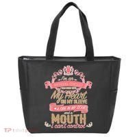 I'm An October Woman Heart Fire Soul Tote Bag thumb 0