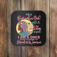 I'm An September Girl A Once In A Lifetime Woman Coaster thumb 0