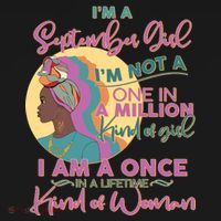 I'm An September Girl A Once In A Lifetime Woman Ornament thumb 1