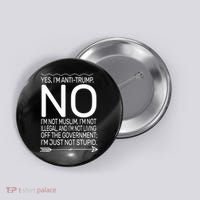 I'm Anti Trump Not Stupid Button thumb 0
