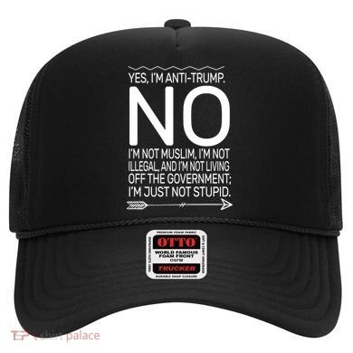 I'm Anti Trump Not Stupid Hat