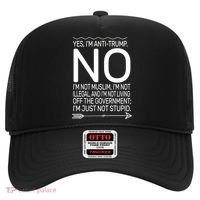 I'm Anti Trump Not Stupid Hat thumb 0