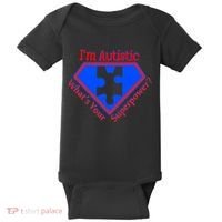 I'm Autistic What's Your Super Power Baby Bodysuit thumb 0