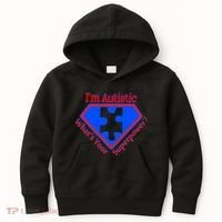 I'm Autistic What's Your Super Power Kids Hoodie thumb 0