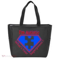 I'm Autistic What's Your Super Power Tote Bag thumb 0