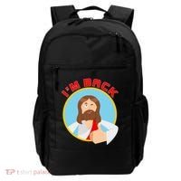 I'm Back Funny Easter Jesus He is Risen Backpack thumb 0