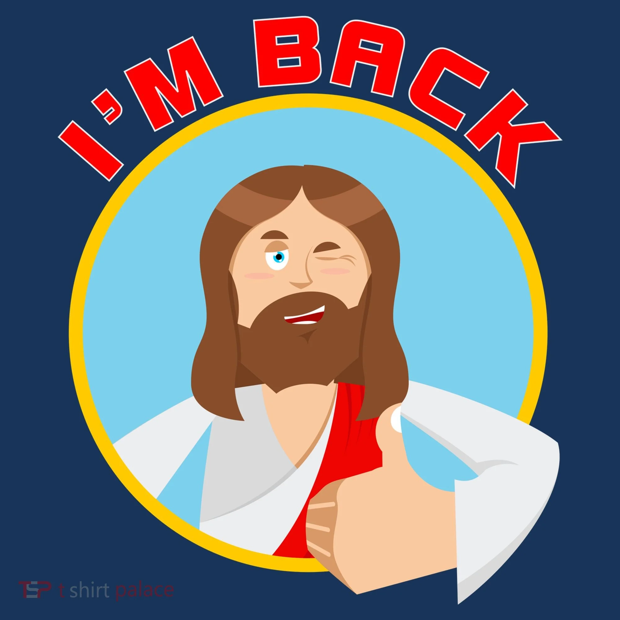I'm Back Funny Easter Jesus He is Risen Doggie Tank