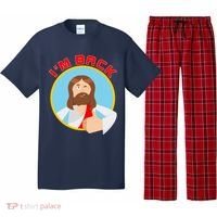 I'm Back Funny Easter Jesus He is Risen Pajama Set thumb 0