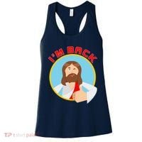 I'm Back Funny Easter Jesus He is Risen Women's Tank Top thumb 0