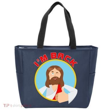 I'm Back Funny Easter Jesus He is Risen Tote Bag