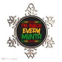 I'm Black Every Month Celebrating African American History Ornament thumb 0