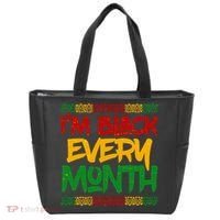 I'm Black Every Month Celebrating African American History Tote Bag thumb 0