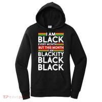 I'm Black Every Month Proud Black American Women's Hoodie thumb 0