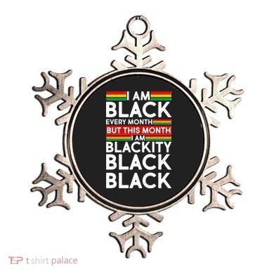 I'm Black Every Month Proud Black American Ornament