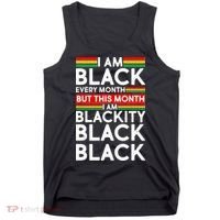 I'm Black Every Month Proud Black American Tank Top thumb 0
