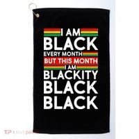 I'm Black Every Month Proud Black American Golf Towel thumb 0
