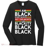 I'm Black Every Month Proud Black American Women's Long Sleeve Shirt thumb 0