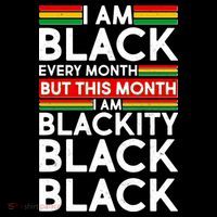 I'm Black Every Month Proud Black American Women's T-Shirt thumb 6