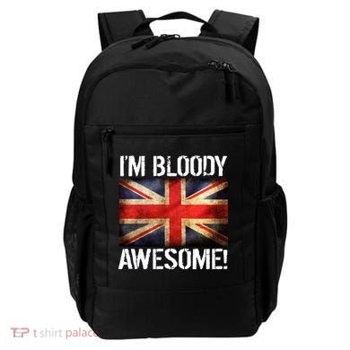 I'm Bloody Awesome British Union Jack Flag Backpack