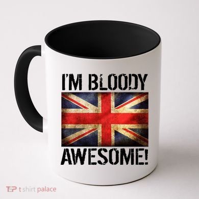 I'm Bloody Awesome British Union Jack Flag Coffee Mug
