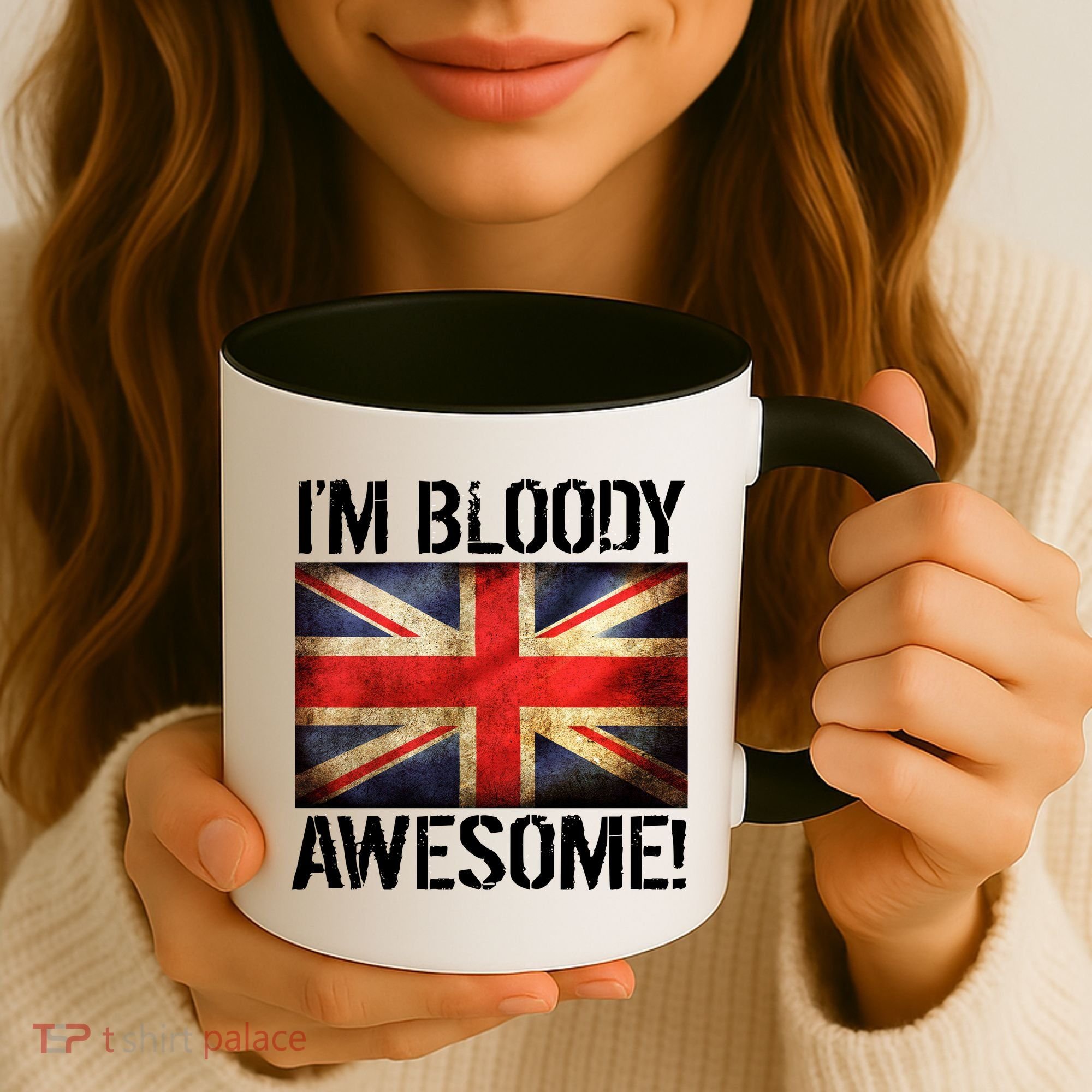 I'm Bloody Awesome British Union Jack Flag Coffee Mug