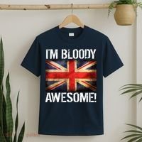 I'm Bloody Awesome British Union Jack Flag T-Shirt thumb 2