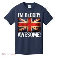 I'm Bloody Awesome British Union Jack Flag Kids T-Shirt thumb 0