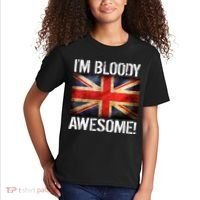 I'm Bloody Awesome British Union Jack Flag Kids T-Shirt thumb 2