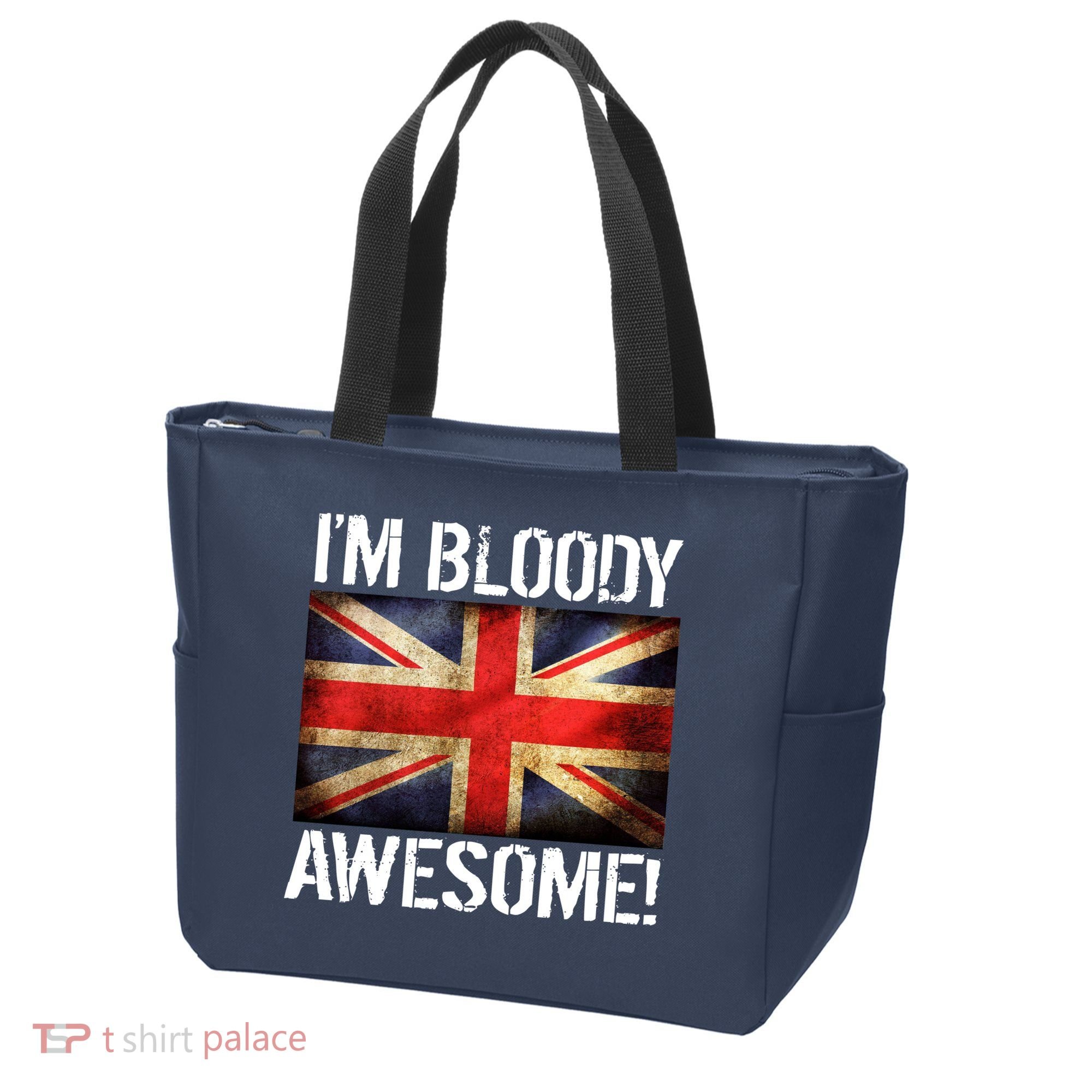 I'm Bloody Awesome British Union Jack Flag Tote Bag