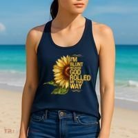 I'm Blunt Because God Rolled Me That Way Women's Tank Top thumb 2