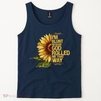 I'm Blunt Because God Rolled Me That Way Tank Top thumb 2