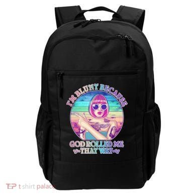 I'm Blunt Because God Rolled Me That Way Retro Tattoo Backpack