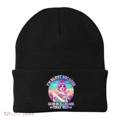 I'm Blunt Because God Rolled Me That Way Retro Tattoo Beanie
